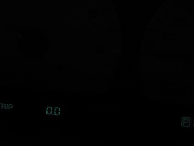 Trip Counter just before we left