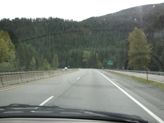 Exit 66, Idaho exit forGulf Creek near Mullan, Idaho