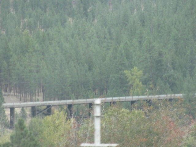Railroad trestle near Nine Mile Road