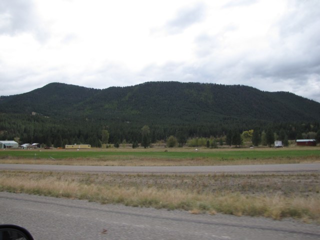 The Sapphire Mountains east of Missoula near Turah