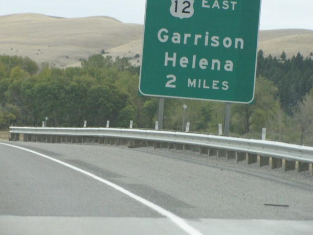 Turn-off for Helena!