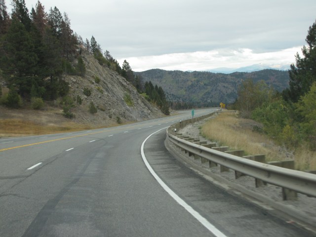 Milepost 30 after leaving McDonald Pass