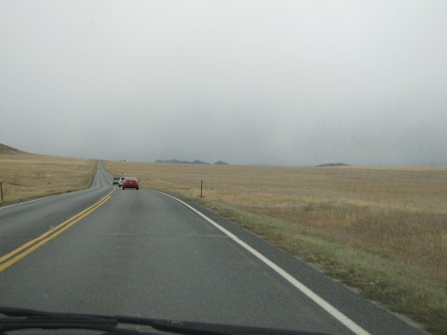 Snow and rain coming - Highway 287