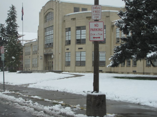 Downtown Bozeman as we head back to Anna's