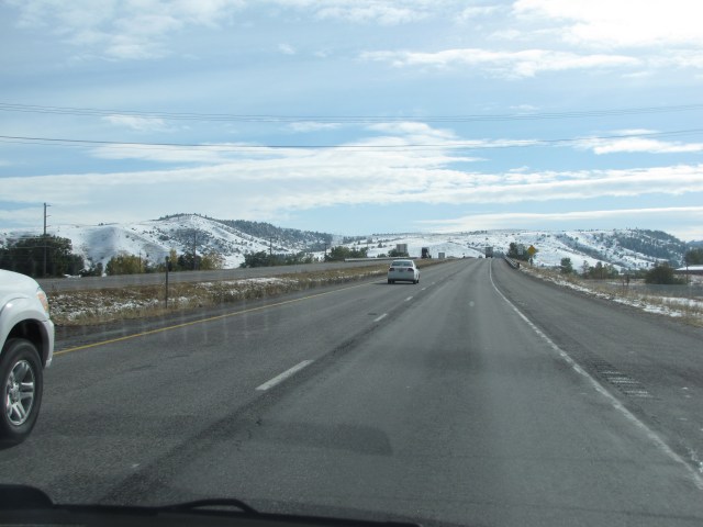 East on I-90