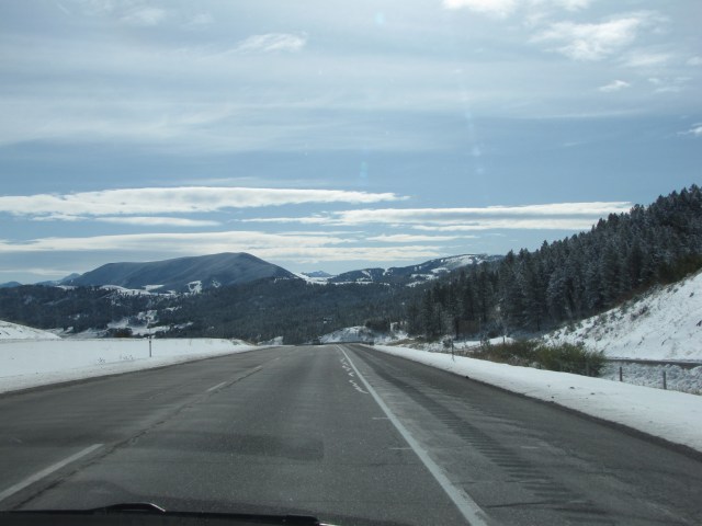 East on I-90 towards Livingston