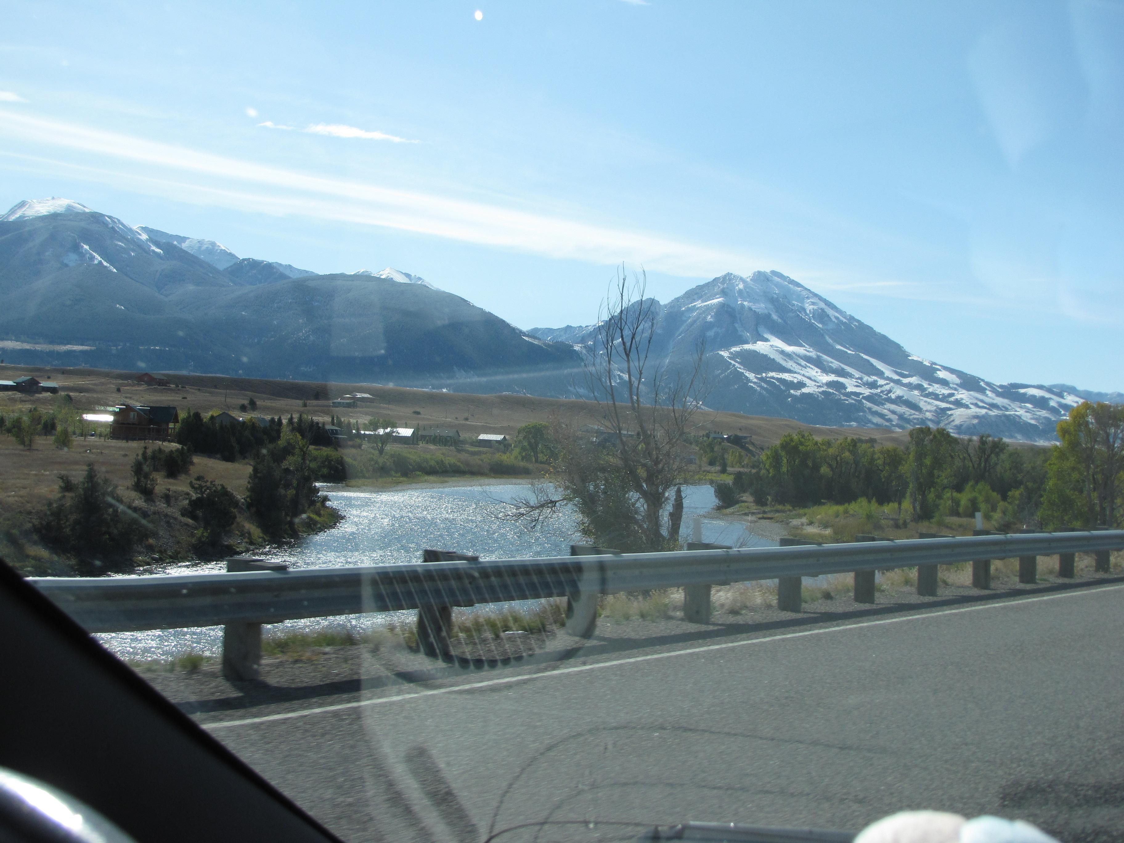 Absaroka Mountains and the Yellowstone River
