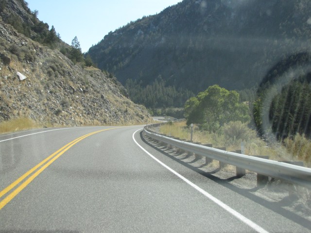 Entering Yankee Jim Canyon