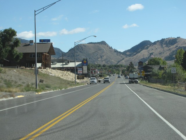 Gardiner, Montana.  We got a sammich here