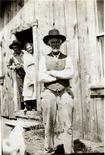 Pat's Great Grandfather Tip Smith with Calvin and Margret Smith